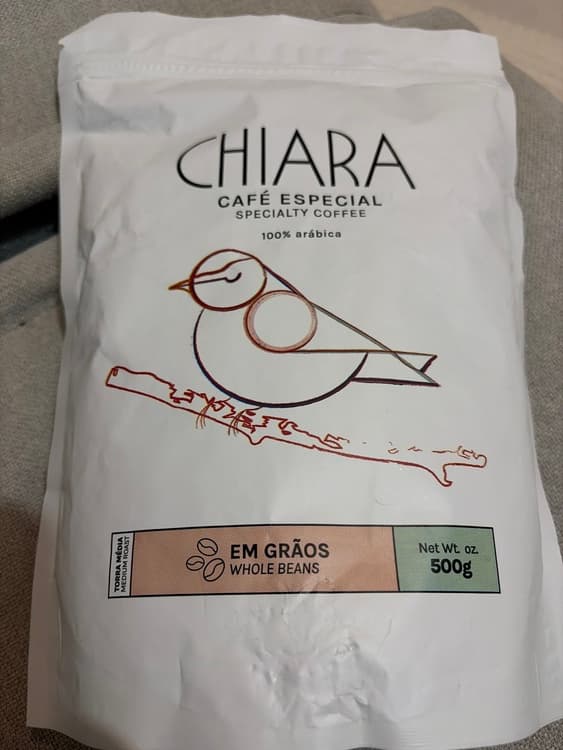 Rótulo do Café Chiara Tangará 82 pontos