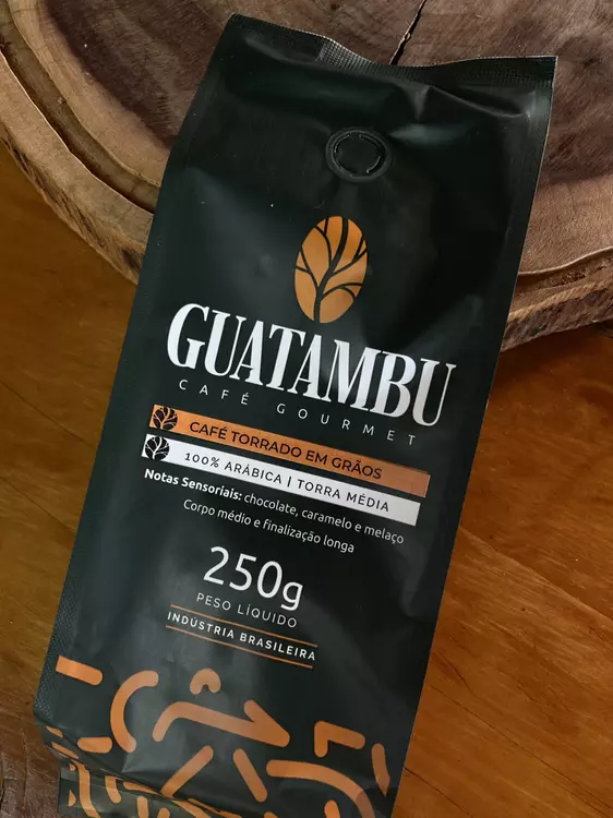 Embalagem do Café Especial em Grãos Guatambú 250g